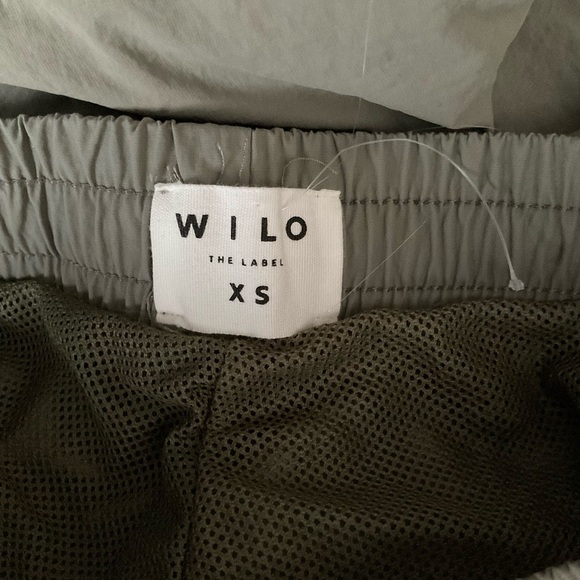 NWOT WILO The Label Sage Green Parachute Pants Joggers - Picture 5 of 6